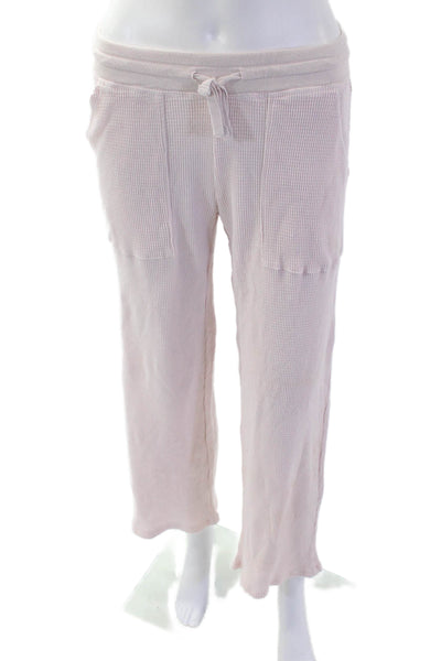 TNA Women Pink Drawstring Sweatpants Size XS