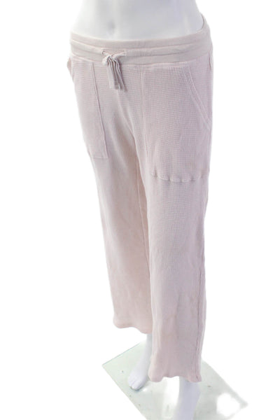 TNA Women Pink Drawstring Sweatpants Size XS