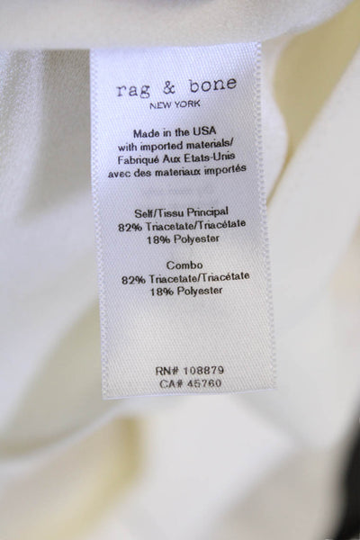 Rag & Bone Womens Beige Cotton Sleeveless Tank Round Neck Size 2XS