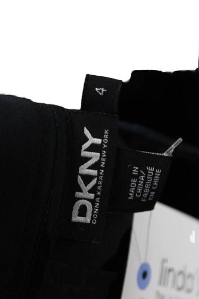 DKNY Womens Ankle Dress Pants Black Size 4