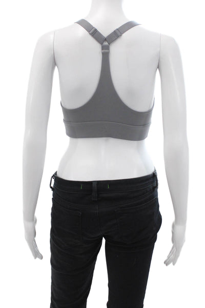 Beyond Yoga Womens Activewear Adjustable Pullover Sports Bra Gray Size XS