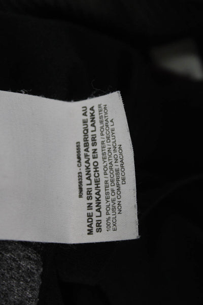 Nike Women Black Striped Cotton Tank Size S