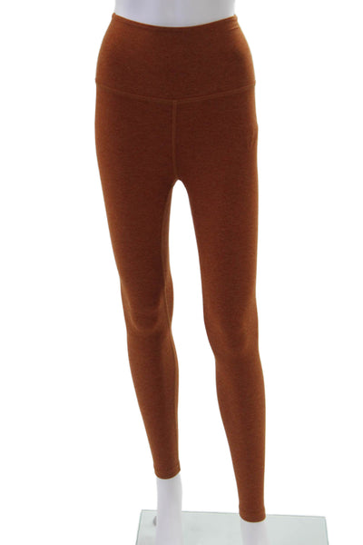 Beyond Yoga Women Ankle Leggings Army Green Nylon Size XS