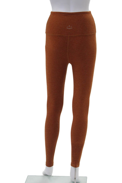 Beyond Yoga Women Ankle Leggings Army Green Nylon Size XS
