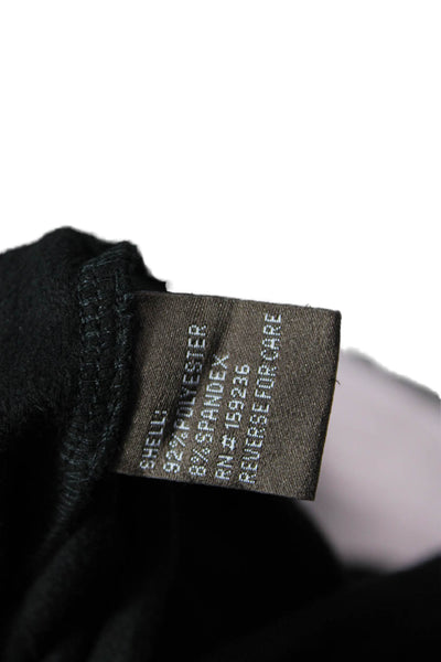 J. Mclaughlin Women Black Shift Sweater Dress Mock Neck 3/4 Sleeve Size M