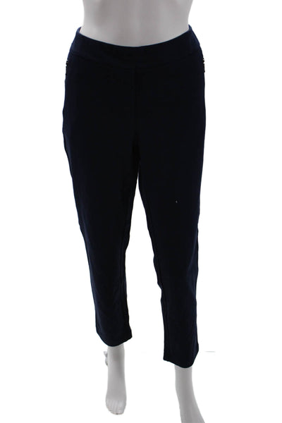 J. Mclaughlin Womens Dark Blue Cropped Ankle Pants Size 10