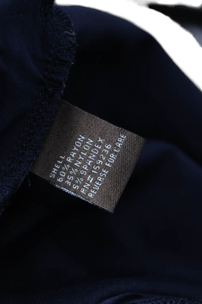 J. Mclaughlin Womens Dark Blue Cropped Ankle Pants Size 10
