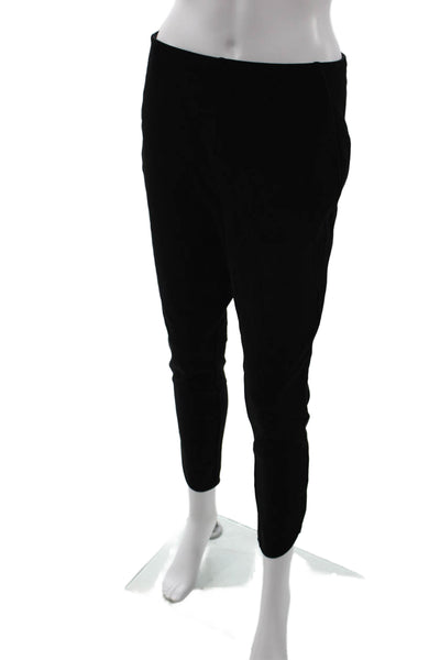 Lysse Women Ankle Cropped Black Pants Plus Size L