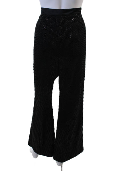 Pamella Roland Women Dress Pants Black Nylon Zip Size 12