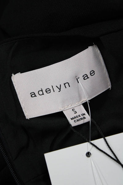 Adelyn Rae Women V-Neck Sleeveless Black Jumpsuit Size S