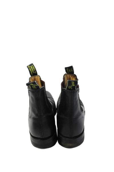 Dr. Martens Unisex Adults Leather Pull On Chelsea Boots Black Size M6.5 W8.5