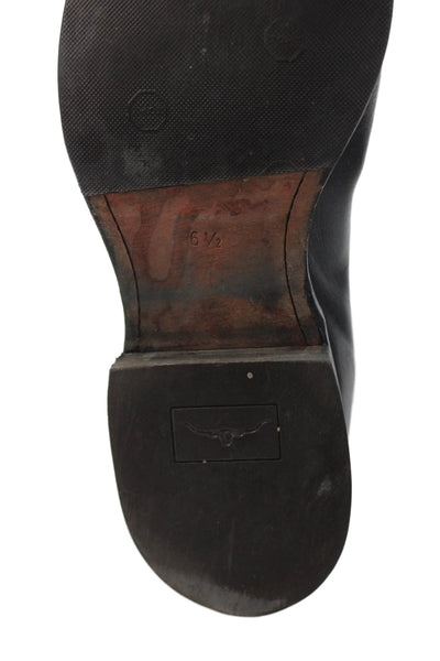 Dr. Martens Unisex Adults Leather Pull On Chelsea Boots Black Size M6.5 W8.5
