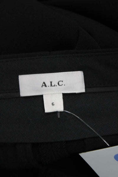 ALC, Women Ankle Cropped Dress Pants Black Size 6