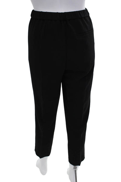 Theory Women Black Ankle Cropped Dress Pants Size 10
