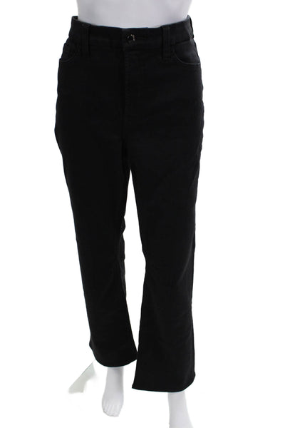 7 For All Mankind Women Black High Rise Pants 29 Inseam Size 10