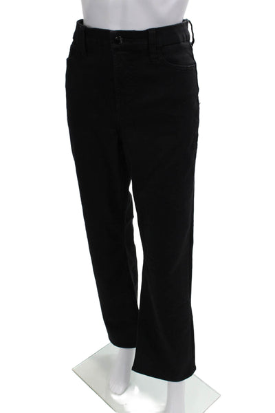 7 For All Mankind Women Black High Rise Pants 29 Inseam Size 10