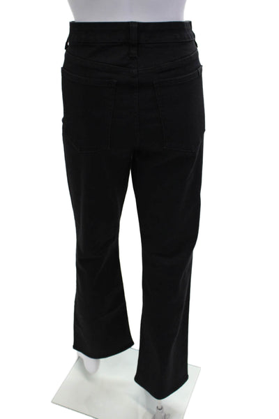 7 For All Mankind Women Black High Rise Pants 29 Inseam Size 10