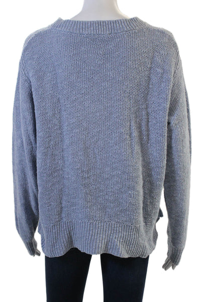 Everlane Women Pullover Sweater Light Blue Cotton Size M