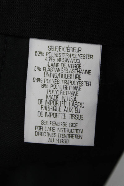 Theory Womens Ankle Dress Pants Black Size 2