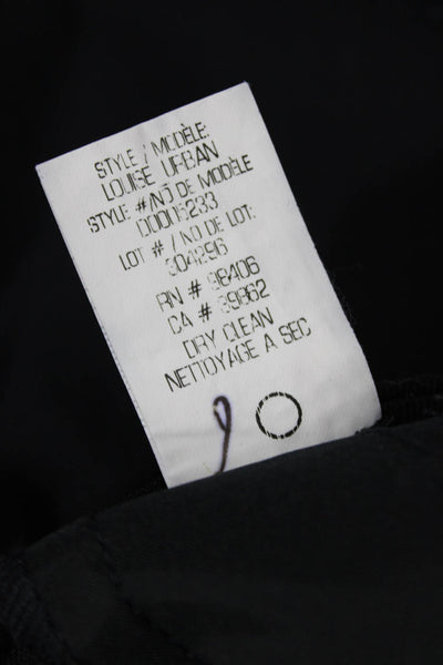 Theory Womens Ankle Dress Pants Black Size 2