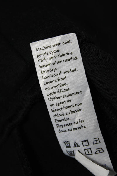 Spanx Women Ankle Cropped Black Petite Pants Size S