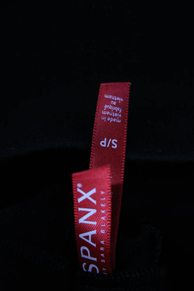 Spanx Women Ankle Cropped Black Petite Pants Size S