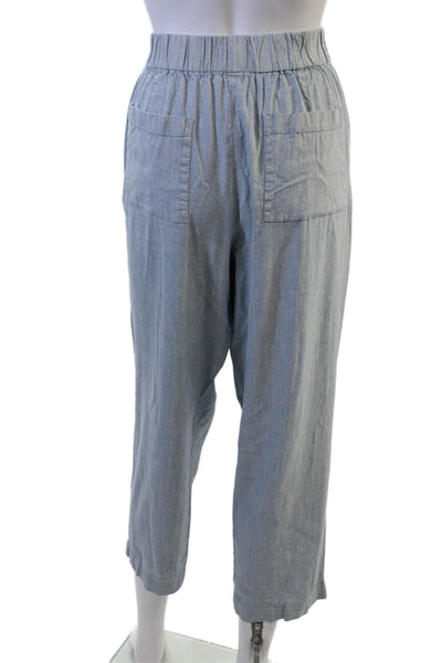 Lou & Grey Women Cropped Capri Pants Gray Size M