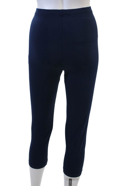 Danskin Women Capri Leggings Dark Blue Size S