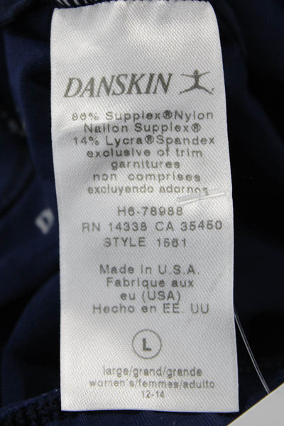 Danskin Women Capri Leggings Dark Blue Size S