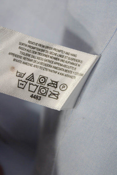 Brooks Brothers Mens Cotton Light Blue Point Spread Collar Dress Shirt Size XL