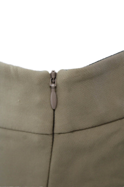 Lafayette 148 New York Women Ankle Cropped Dress Pants Beige Size 8