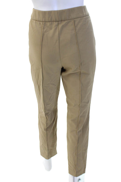 Lafayette 148 New York Women Ankle Cropped Dress Pants Beige Size 8