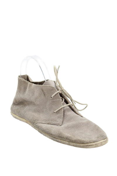 Dolce Vita Womens Leather Lace-Up Flat Loafer Shoes Gray Size 8.5