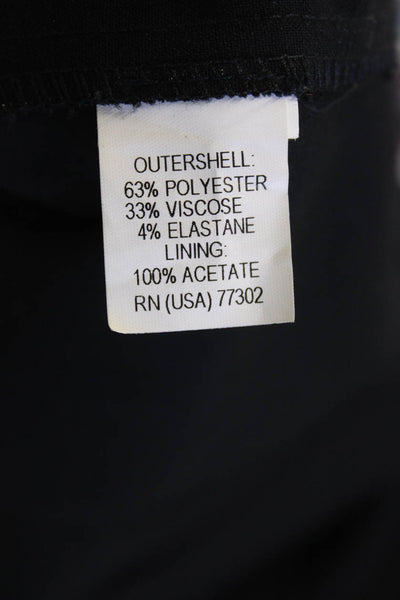 Zara Women Sheath Dress Black Sleeveless Round Neck Mid-Calf Size M