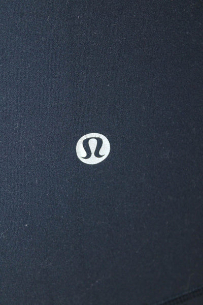 Lululemon Womens Dark Blue Nylon Capri Leggings Size 4