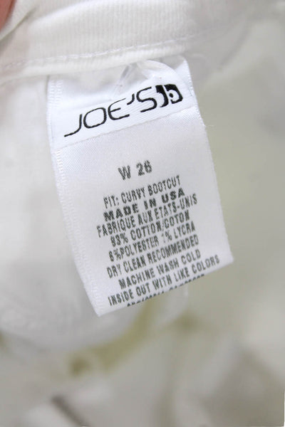 Joes Womens Bootcut Jeans High Waist White Size 26