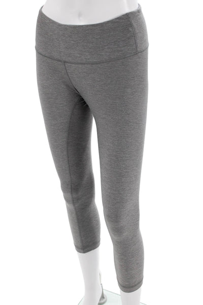 Lululemon Womens Capri Leggings Gray Nylon Size 4