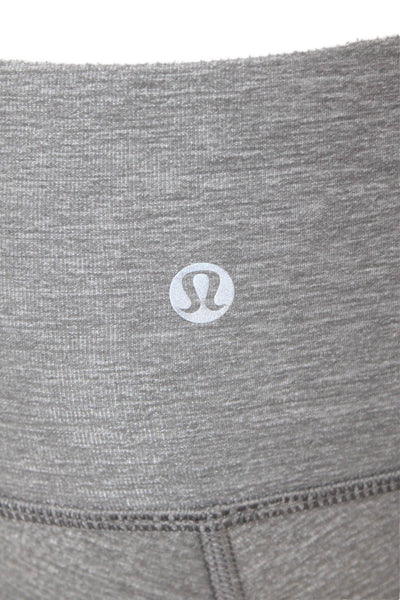 Lululemon Womens Capri Leggings Gray Nylon Size 4