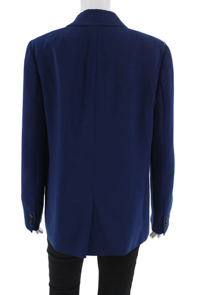 J Crew Women Blue Button Blazer Long Sleeve Classic Size 10