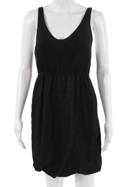 3.1 Phillip Lim Women Tank Dress Black V-Neck Sleeveless Size 2