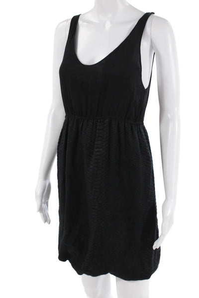 3.1 Phillip Lim Women Tank Dress Black V-Neck Sleeveless Size 2