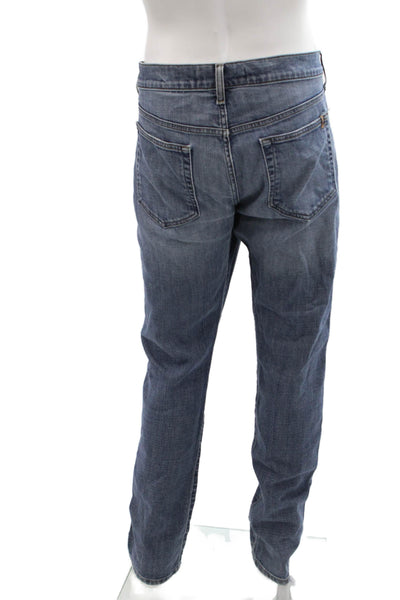 Joes Mens Straight Jeans Blue Button Size 38
