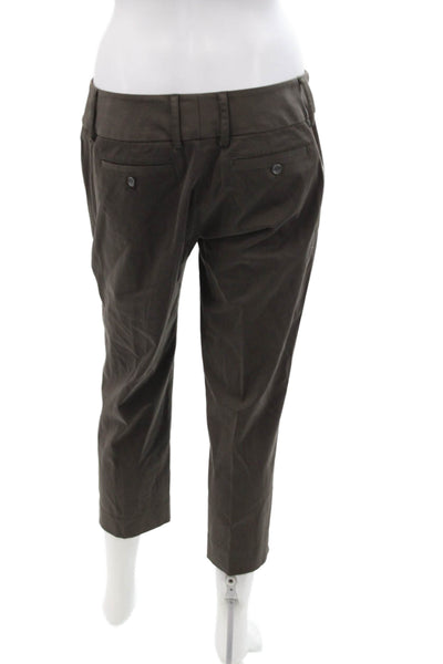 Elie Tahari Women Cropped Dress Pants Dark Gray Size 6