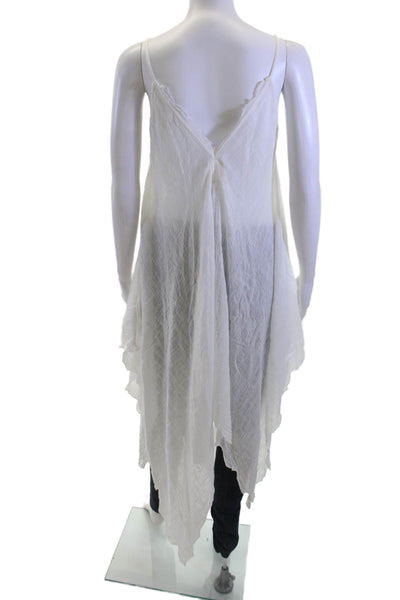 Muche Et Muchette Women Camisole Tunic White Sleeveless Size One Size
