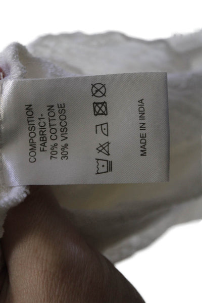 Muche Et Muchette Women Camisole Tunic White Sleeveless Size One Size