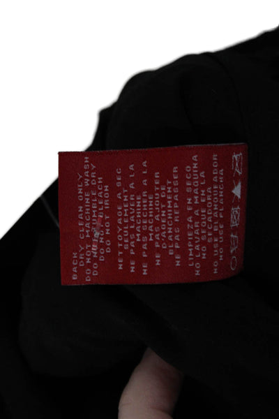 Philanthropy Women Black Bomber Jacket Zip Size XS