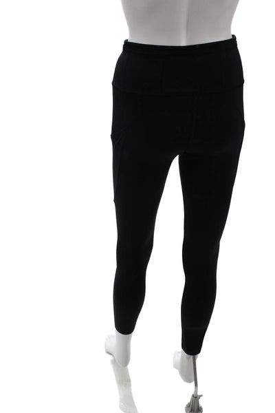 Lululemon, Womens Black Ankle Leggings Nylon Size 6