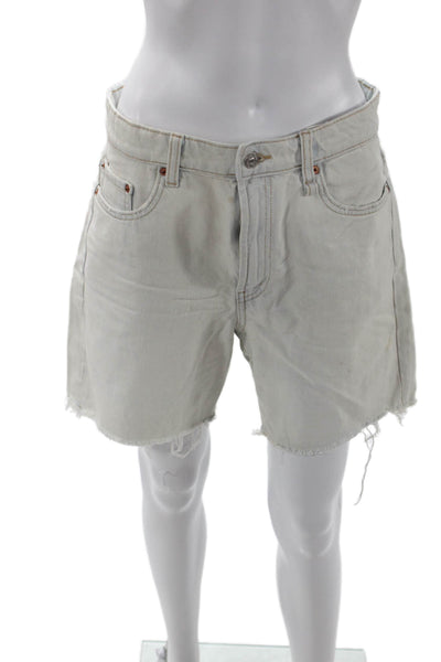 Zara Unisex Light Blue Bermuda Shorts Cotton Size 6