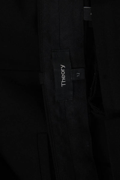 Theory Unisex Ankle Cropped Dress Pants Black Size 12