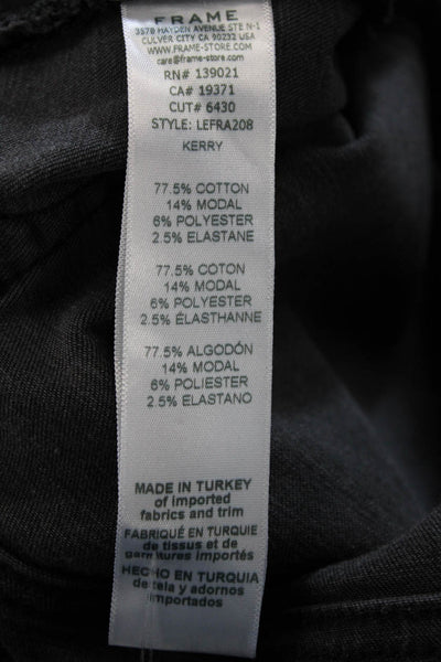 Frame Women Cropped Black High-Rise Jeans Size 31